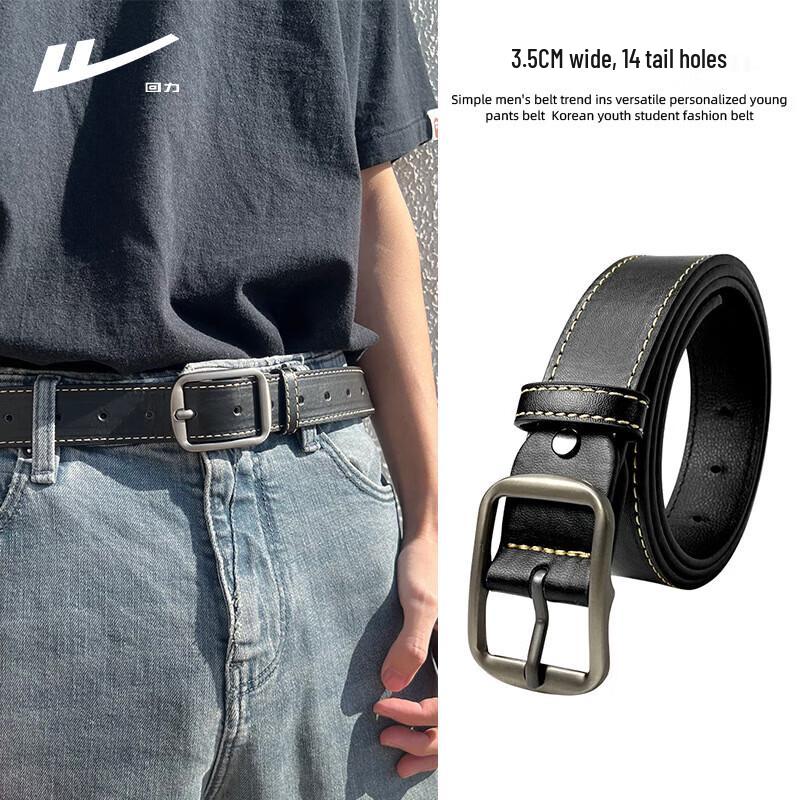 

Warrior Men s Genuine Leather Pin Buckle Belt