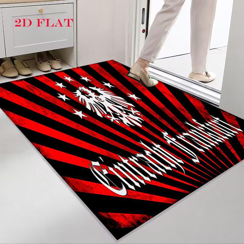 Eintracht Frankfurt Teppich für Wohnzimmer Schlafzimmer Zuhause Sofadekoration, Rutschfeste Bodenmatte für Kinder zum Spielen