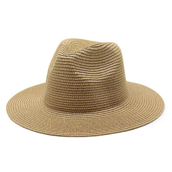 

Panama Hat Vintage British Style Unisex Candy Color Anti-UV Summer Hat Headwear хакі