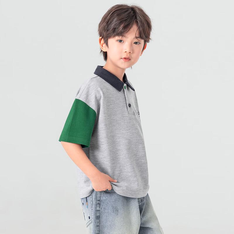 Boys' Casual Printed Polo Shirt