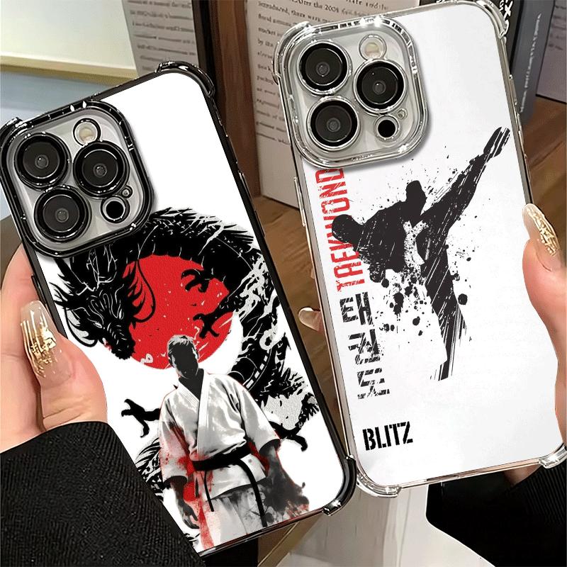 Taekwondo Kungfu Desgin Soft Phone Case For Xiaomi Poco X7 X8 Pro Max X6 X5 X3 F8 Ultra F7 M8 M7 M5S Redmi 15C 15A 15 14C 13C 12