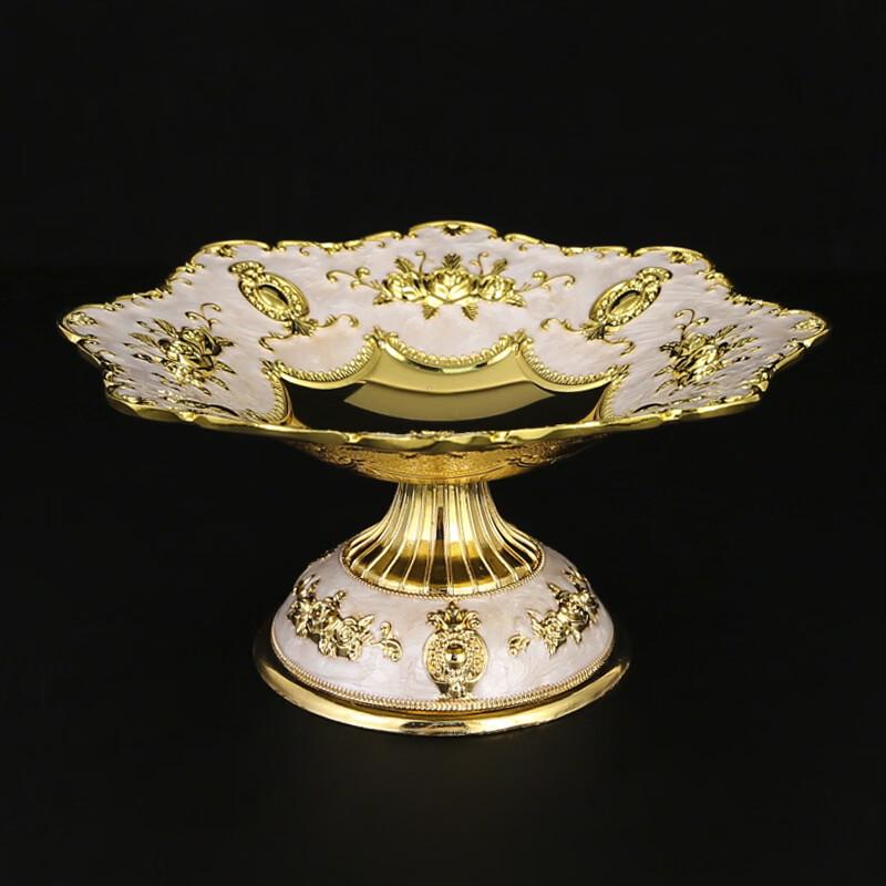 ZISIZ Premium European Style Zinc Alloy Fruit Plate