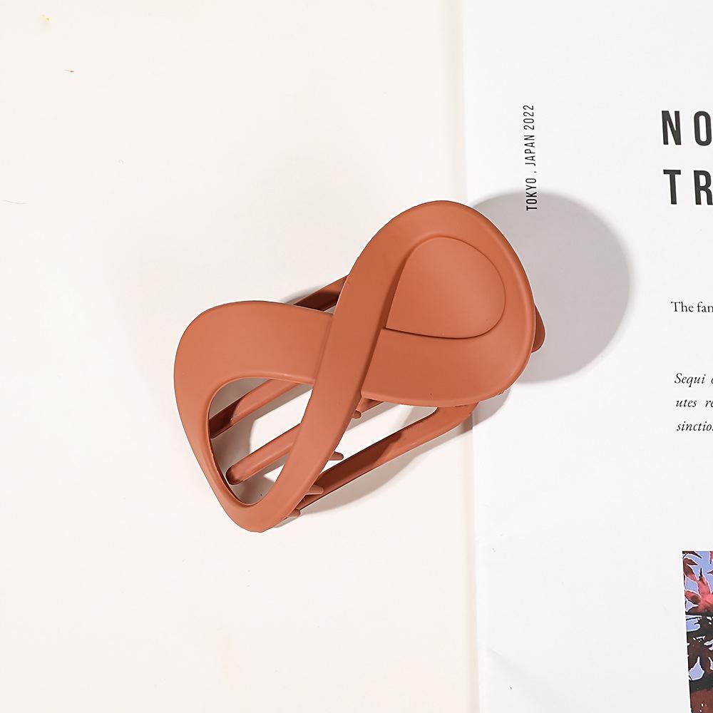 Trend PC Hair Clip Simple 8-shaped Infinity Styling Holder Shark Hair Claw Clip Hair Accessories For Women  New