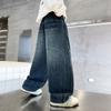 Boys Loose Fit Denim Jeans Kids Big Children Casual Long Pants