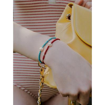 Realstone Color Bead Bracelet[3Color]