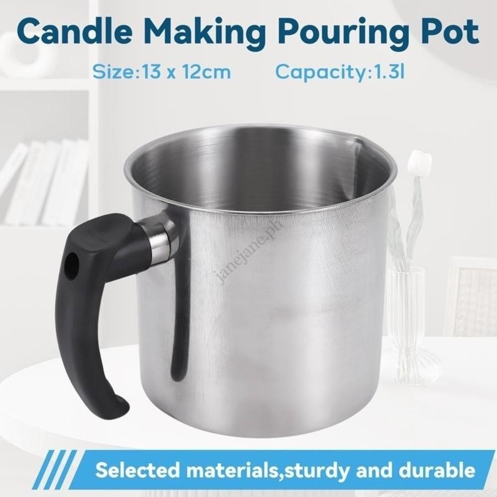 44 Oz Capacity Double Boiler Wax Melting Pot Candle Making Pitcher  Wax Melting