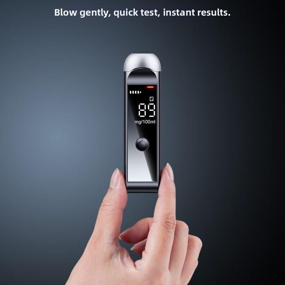 High Accuracy Breath Alcohol Tester Digital Display Professional Breathalyzer Car Driver Safety
