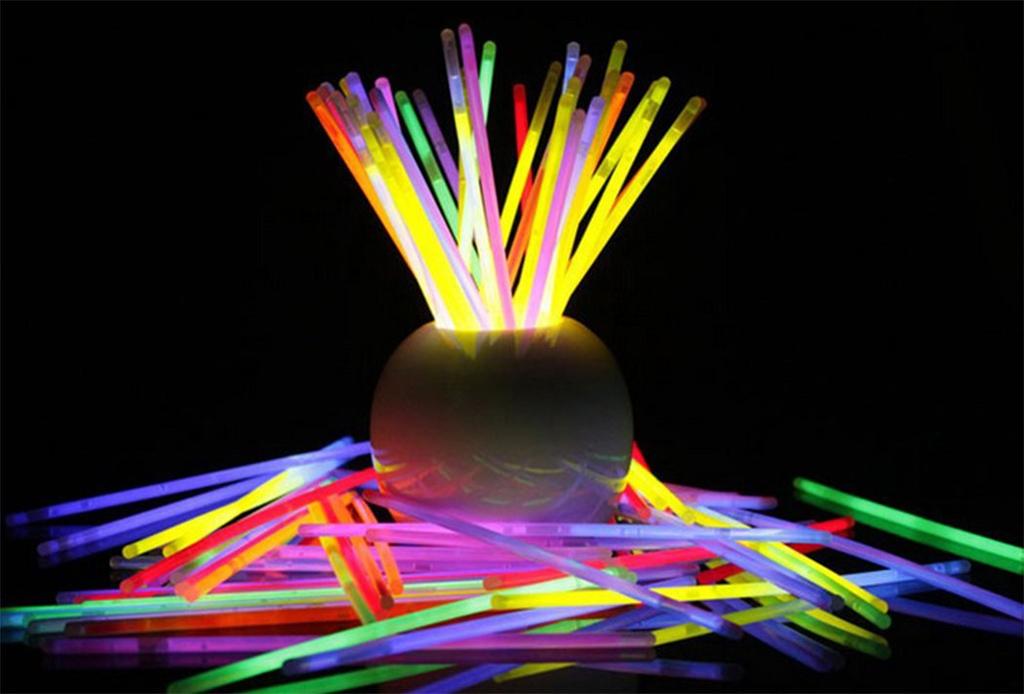 iSmile Fluorescent 10 Set of Perfect for and Events Glow-Up Bracelets, Lights, Penlights, Colors, 300, Festivals, Prizes,