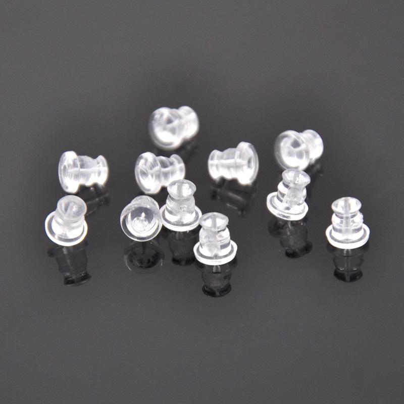 

Прозрачные пластиковые заглушки-пули для серег - Противоскользящие, гипоаллергенные колпачки для украшений для пирсинга ушей As Shown in Picture