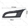 Car Front Bumper Fog Light Grille Grill Cover For Volkswagen VW POLO 2011 2012 2013 Hatchback 6RD853665 6RD853666