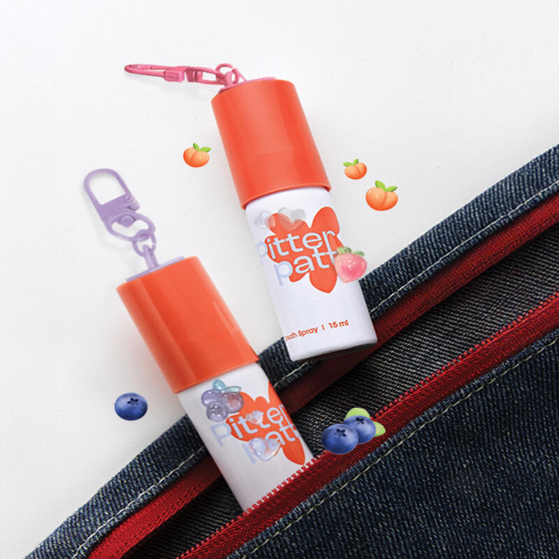 PITTER PATTER Bad Breath Eliminator Oral Spray 15ml Breath Spray Blueberry Mint 15ml