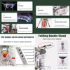 For BRS69 Adjustable Height Outdoor Gas Stove 4360W Foldable Gas Burner Camping Picnic Windproof Stove Cooking Gear