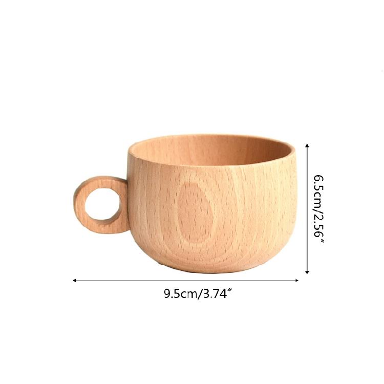 Holzmilchbecher Küchenwasserbecher Outdoor-Teereisebecher Perfekte Geschenke für Freunde