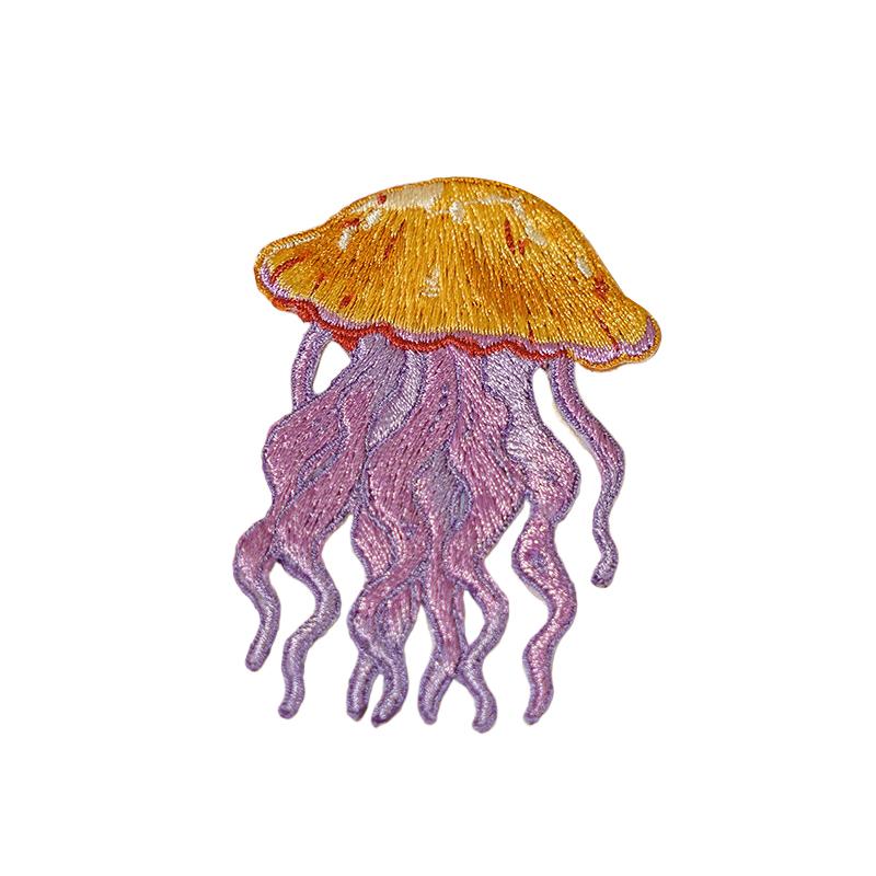 

Summer Jellyfish Children Sew Embroidery Badge Patch Diy T-Shirt Hat Backpack Clothing Applique Sticker