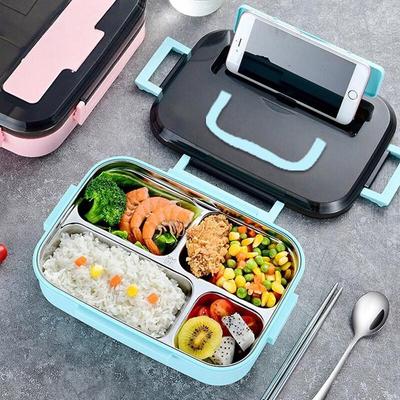 Debo 304 Stainless Steel Divided Bento Lunch Box