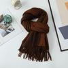 Women's Double-sided Wool Cashmere Scarf Shawl: New High-end Autumn/Winter 2026 Style