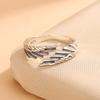 Sliver Retro Rings Shining Classics For Women Wedding Engagement Jewelry Fashion Luxury Gift High Quality