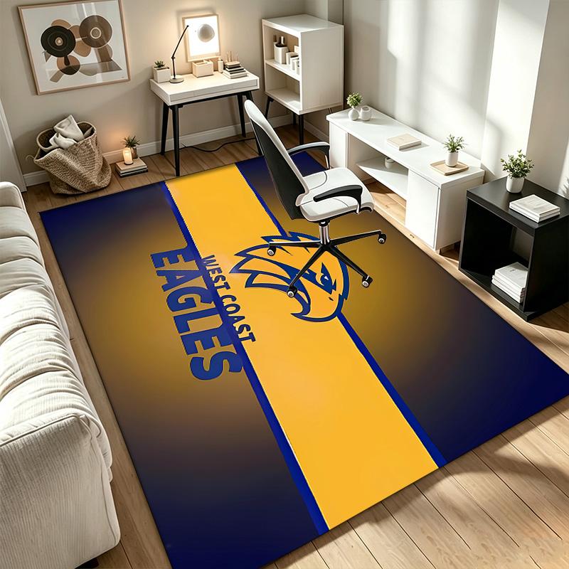 West Coast Eagles A Rug Suitable for Office Chair Areas Living Rooms and Computer Desks Perfect for Home Offices and an Ideal Holiday Gift