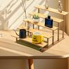 Display Riser Multi Layers Modern Portable Jewelry Organizer Rack Tabletop Storage Rack for Ornaments Toys Figures Perfume Home