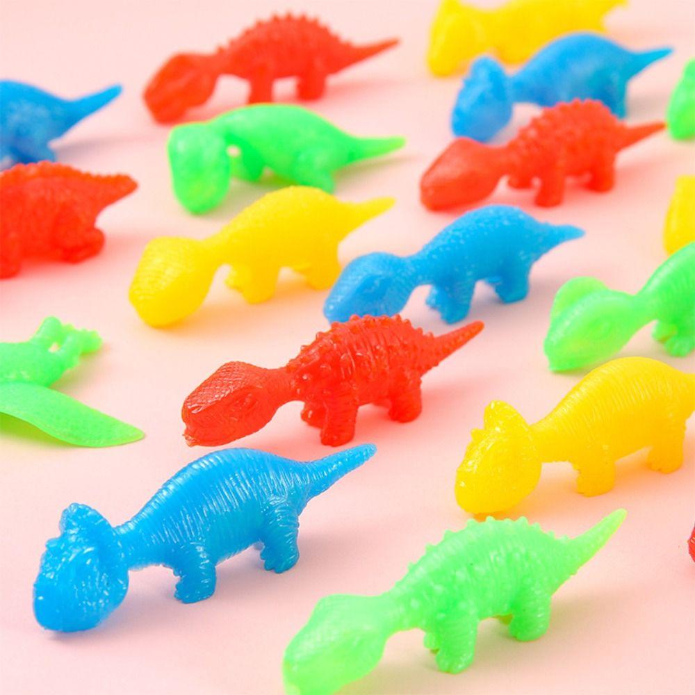 5pcs Dinosaur Launch Dinosaur Plastic Flying Dinosaur Finger Toys  Children Gift