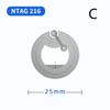20 Pcs Rewritable NFC Chip Sticker Tags High Sensitive 213 215 216 Optional for Wifi Password Quick Sharing