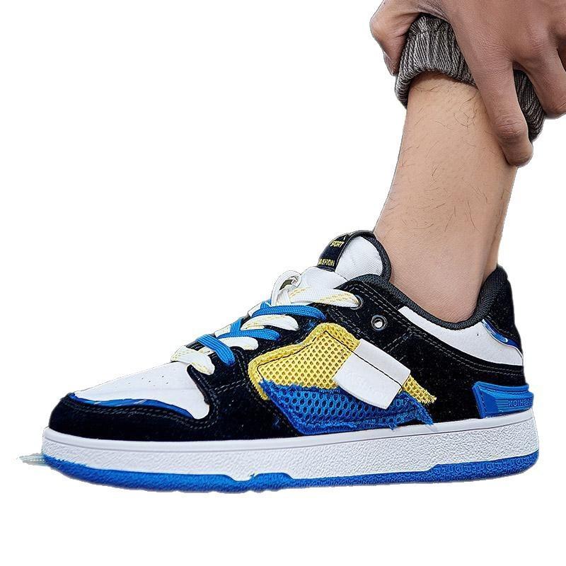 

Summer board shoes men s casual trendy shoes canvas denim niche original design sense American retro trendy brand boys Korean version 45