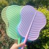 Plastic Fan, Sturdy and Durable, Thickened Household Fan, Traditional Style, Cool for Summer, Mosquito-Repelling, Hand-Held Banana Leaf Fan