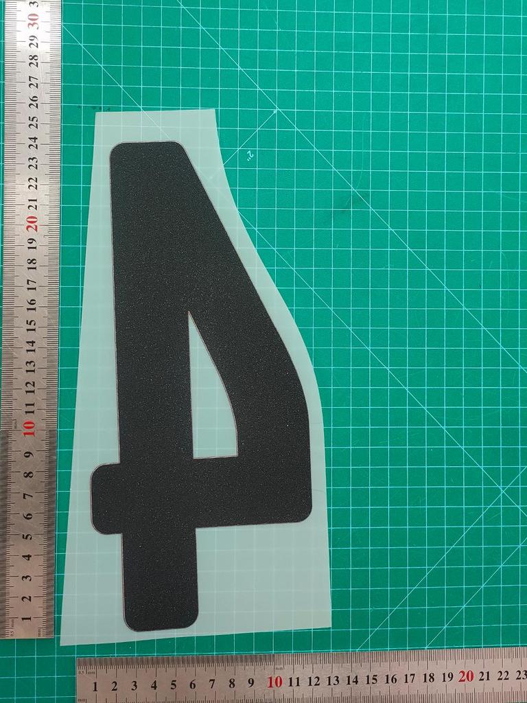 Fluminense Home Match Collection Adult Jersey Heat Transfer Number/Letter Sticker Set
