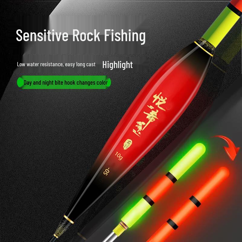 Long Cast Luminous Fishing Float - Sliding Eye-Catching Design for Big Fish