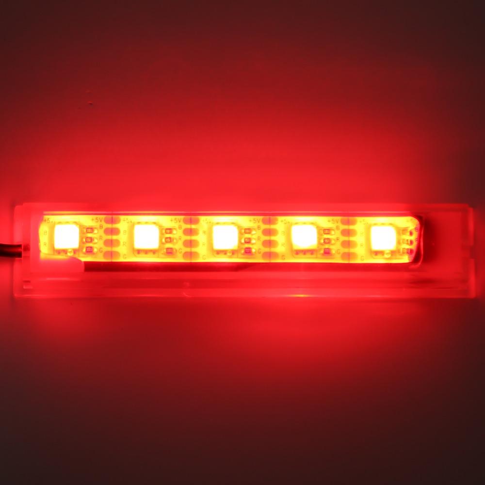 USB Powered Micro Aquarium Light Colorful LED Remote Control Fish Tank LED Lamp Small Size Fish Tank Light Fish Tank Landscape