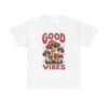 Good Vibes Mushrooms Graphic T Shirt Unisex Heavy Cotton Tee