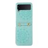 Mandarava Flower Crossbody Case for Samsung ZFlip7/6/5/4 - Foldable Screen Protective Cover with Lanyard