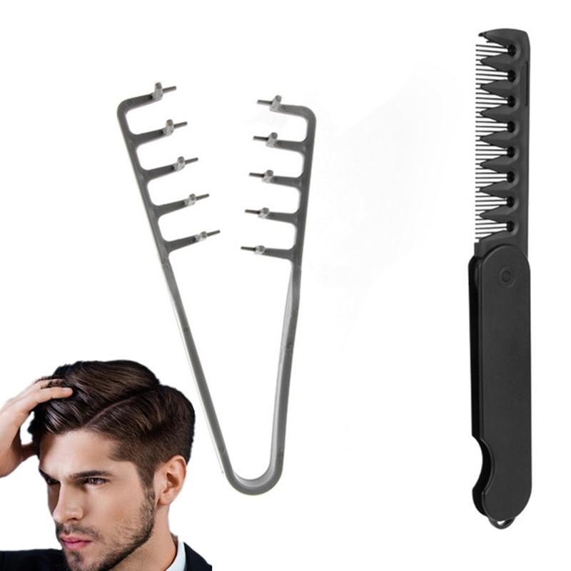 Comb+Folding Comb Curling Tools Fluffy Texture Ideal For All Hair Types Hairstyling Tools Volumizing Wide-Tooth Hair Styling