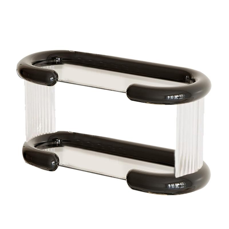 Plastic Cup Organizers Rack for Desk Practical Desk Cup Storage Rack Multi Layer Rack for Students and Professionals