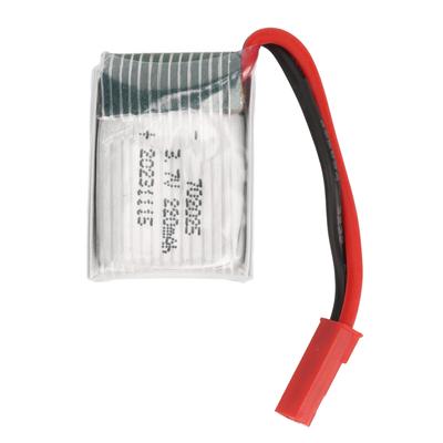 3.7V 220mAh Battery With JST Red Plug 702025 Li Po 20C Overcharge Short Circuit Protection Light