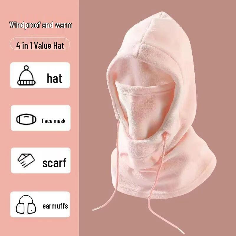 Winter Windproof Fleece Hat with Neck Guard for Men & Women - Skiing & Cycling