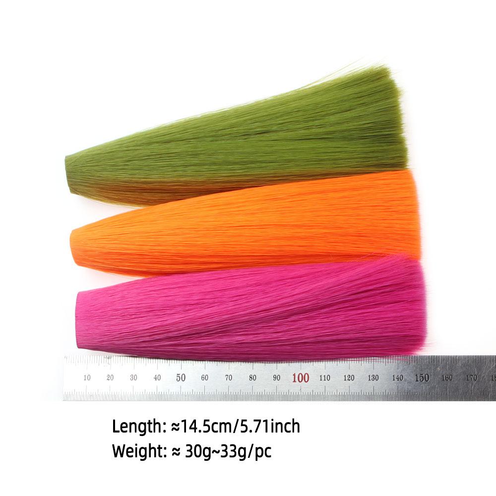 1ks syntetické umělé vlákno Bucktail vázací materiál pro nymfy Streamery Mayflys Jigové návnady Návnady pro mořský rybolov