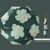 Anti-UV Folding Parasol: Fresh Black Glue Umbrella for Sun and Rain