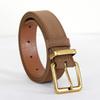 Damen Retro Wildleder Gürtel - Dornschließe für Anzüge und Jeans