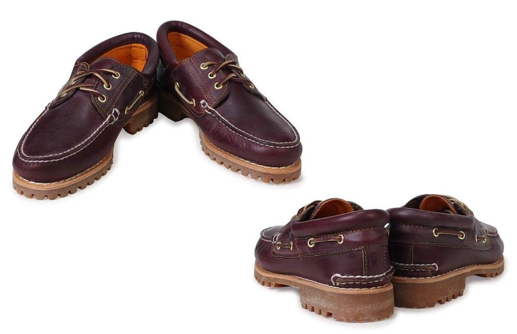 Timberland 3 Eye Classic Rug 50009 Burgundy