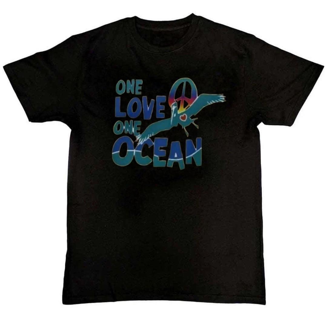 One Love One Ocean Graphic Print Mens T-Shirt S