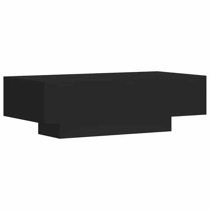 VidaXL Table basse noir 100x49,5x31 cm bois d'ingénierie 833890