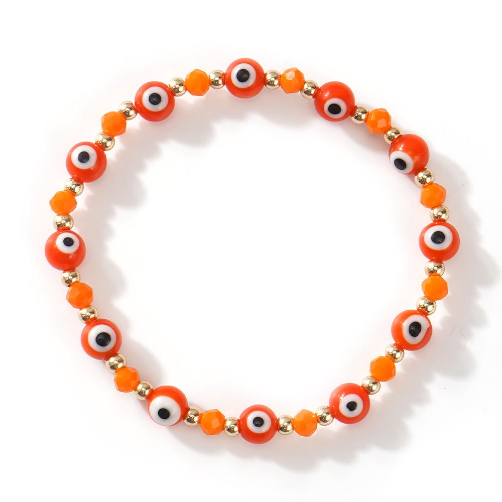 Colorful Evil Eye Beaded Bracelet: Stylish Design for Everyday Wear