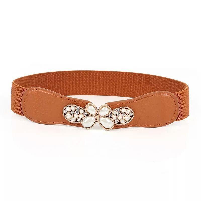 

Waist Versatile Womens Cinch Belt In Black White And Red For Outfit Every Rhinestone Butterfly Tan