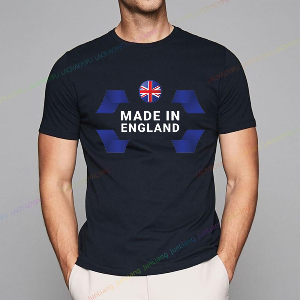 2024 Summer New Funny Shirt England Flag Badge Unisex Patriotism Graphic T Shirts Womens Tshirts Men Tshirt Short Sleeve Tee