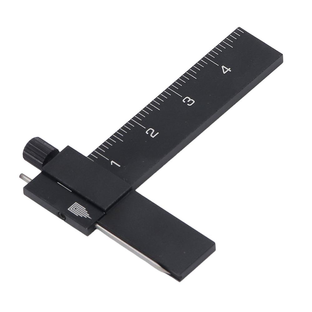 Tungsten Steel Blade Model Carving Ruler Adjustable Scribing Ruler  Model Crafting