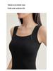 Nahtloser warmer Damen-Westen mit integrierten Brustpolstern - Slim Fit Herbst/Winter Basisschicht