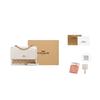 COACH Klare Coated Canvas With Leather Shoulder Bag, Crossbody Bag Small Women's White & Light Khaki 90400-IMOT4