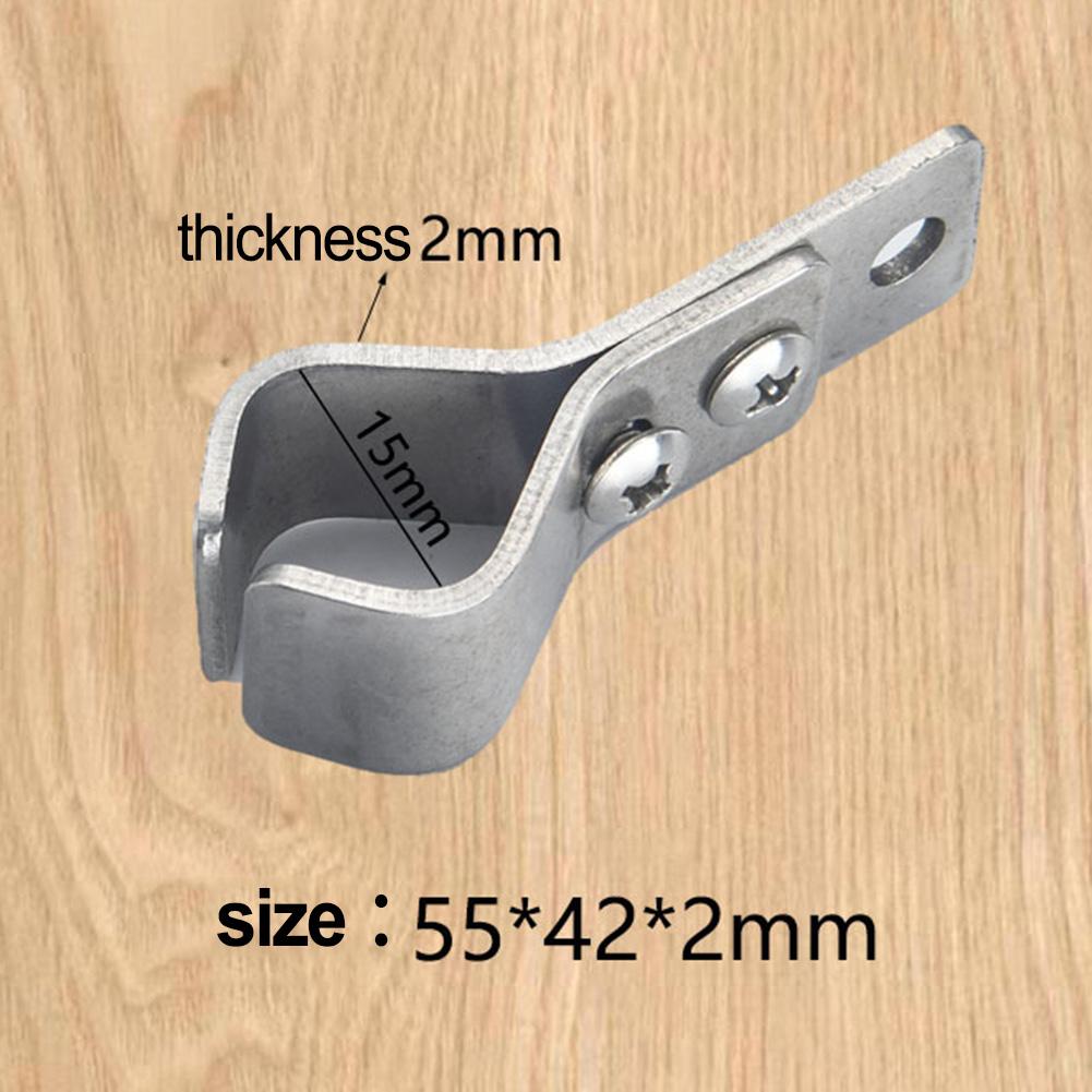 Easily Adjustable SS304 Clamp Set Perfect for Different Pole Sizes In Shade Use