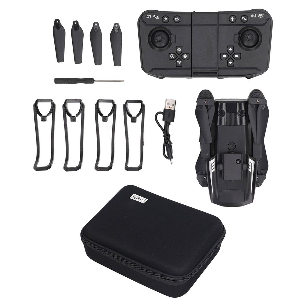 S162 RC Drone Obstacle Avoidance WIFI Drone Remote Control Quadcopter with 4K HD Dual Camera LED